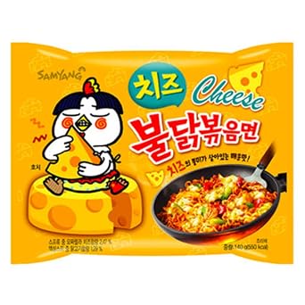 NEW Samyang CHEESE HOT SPICY Chicken Ramen Noodles 1 pack