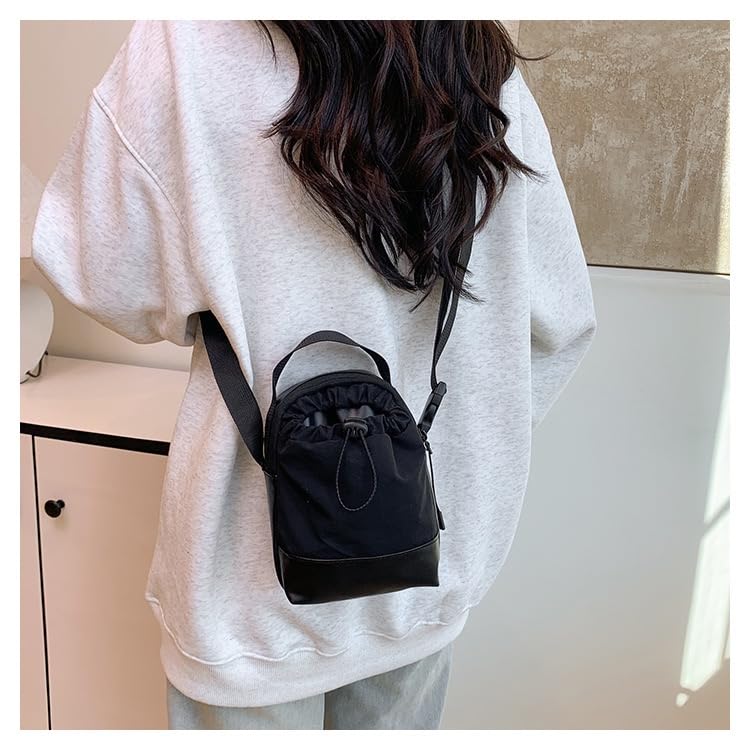 Multi functional lightweight waterproof crossbody bag for mountaineering, traveling, and daily outdoor,men women (Black)2