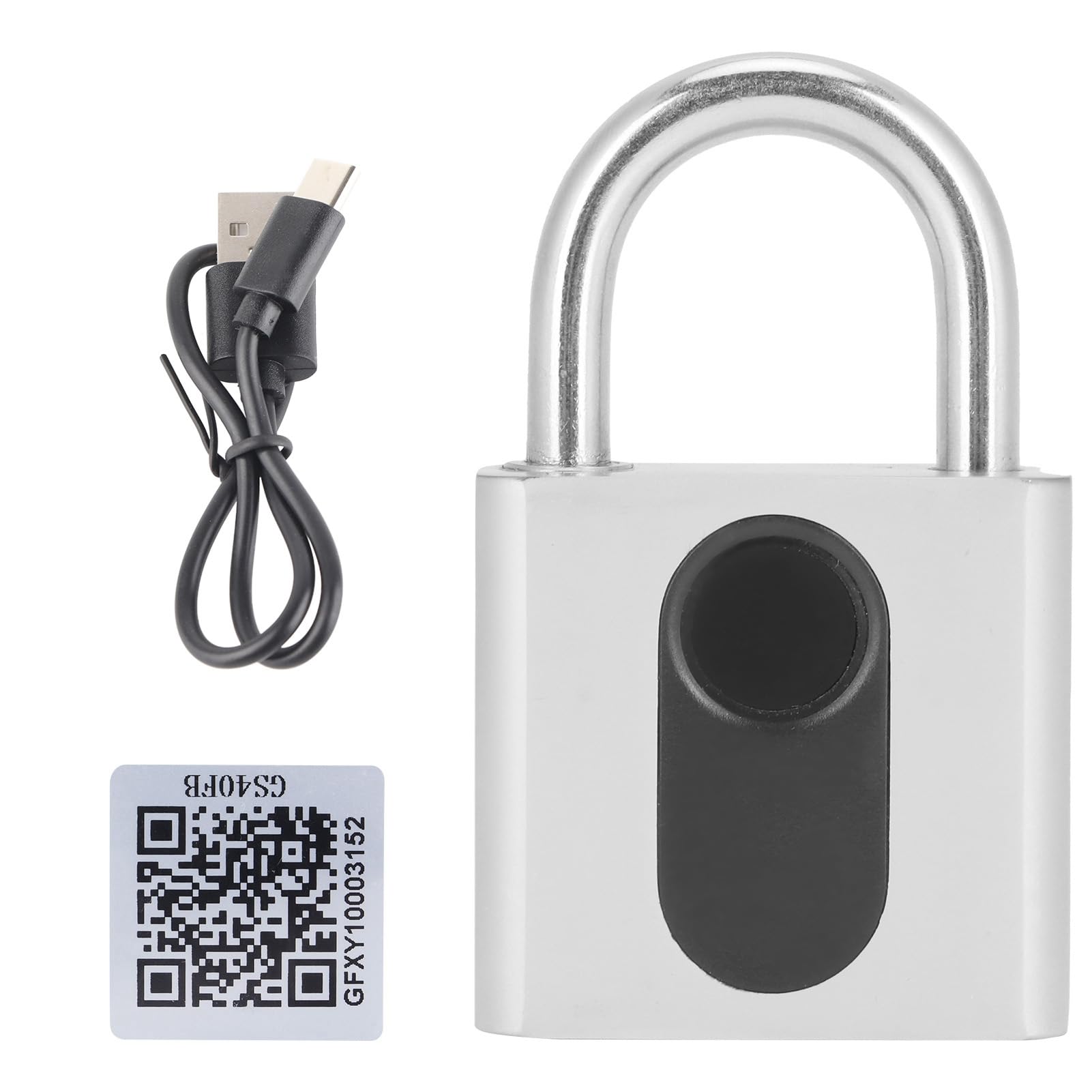 Candado Bluetooth con huella dactilar inteligente, conjunto de bloqueo de aplicación de teléfono para dormitorio y almacén