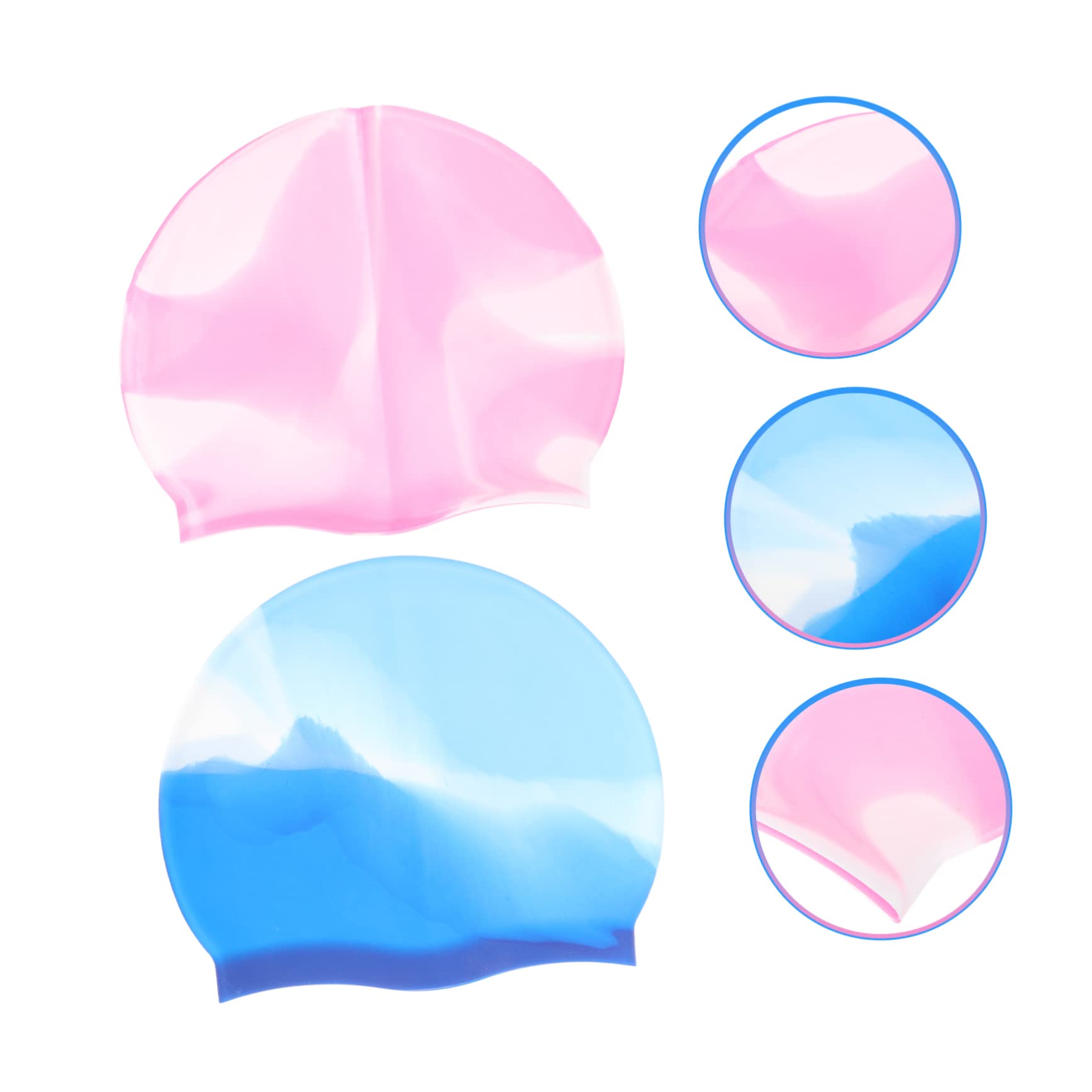 BESPORTBLE Cuffia Da Nuoto in Silicone Cuffie Da Bagno Per Donne Che Nuotano Cappelli Caps Cuffie Piscina Adulto Cuffie Per Piscina Adulti Fornitura Di Nuoto Cuffie Da Nuoto