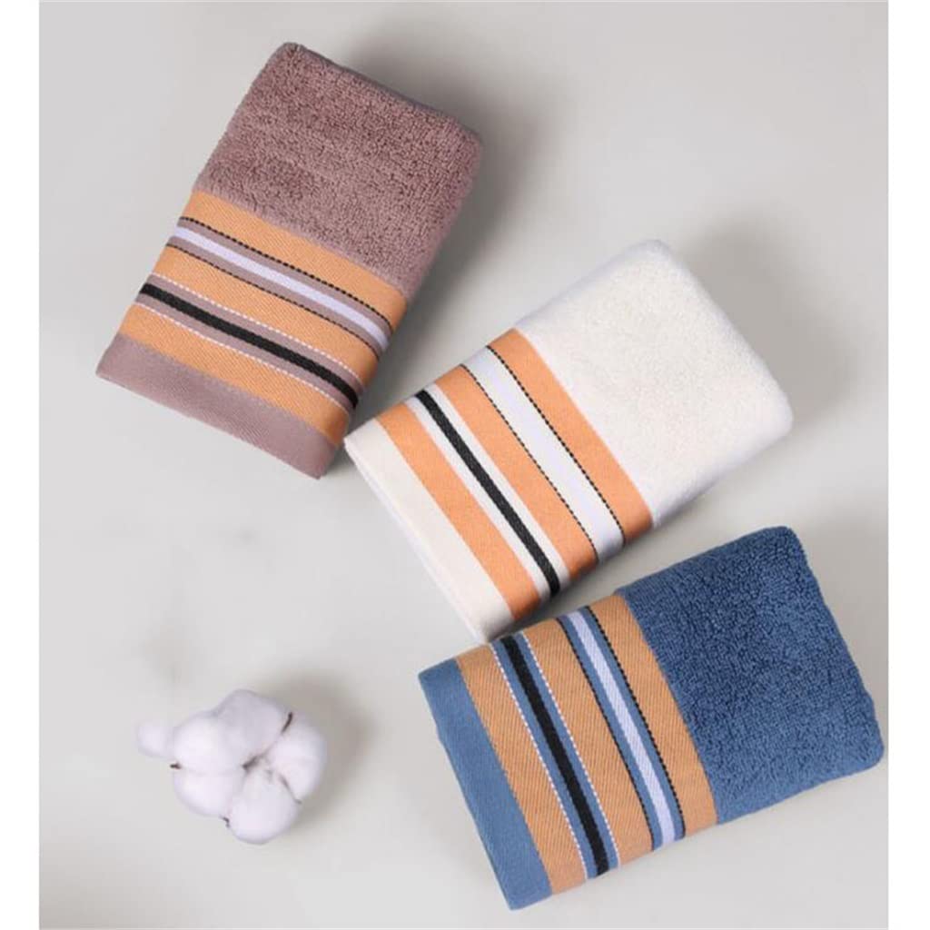 Toalla de algodón para Lavar la Cara en el hogar, absorción de Agua, Pareja Femenina, toallita de baño, Cabello, Toalla Facial para Adultos (4ps 71x34cm)