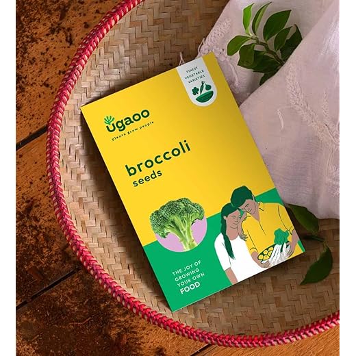 UGAOO Broccoli Seeds Pack of 400mg