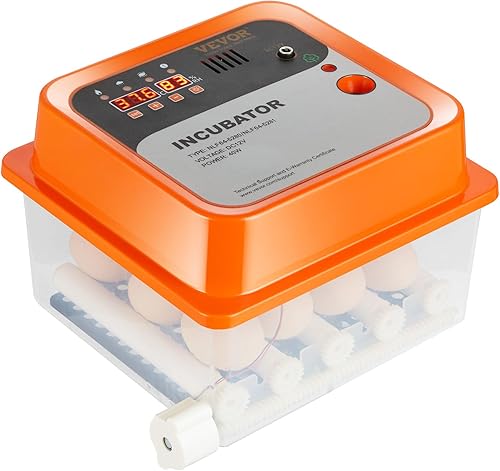 Miniatura 12 de VEVOR 360 incubadoras para eclosionar, girador automático con control de temperatura y humedad, 12 huevos para criar aves de corral con carcasa