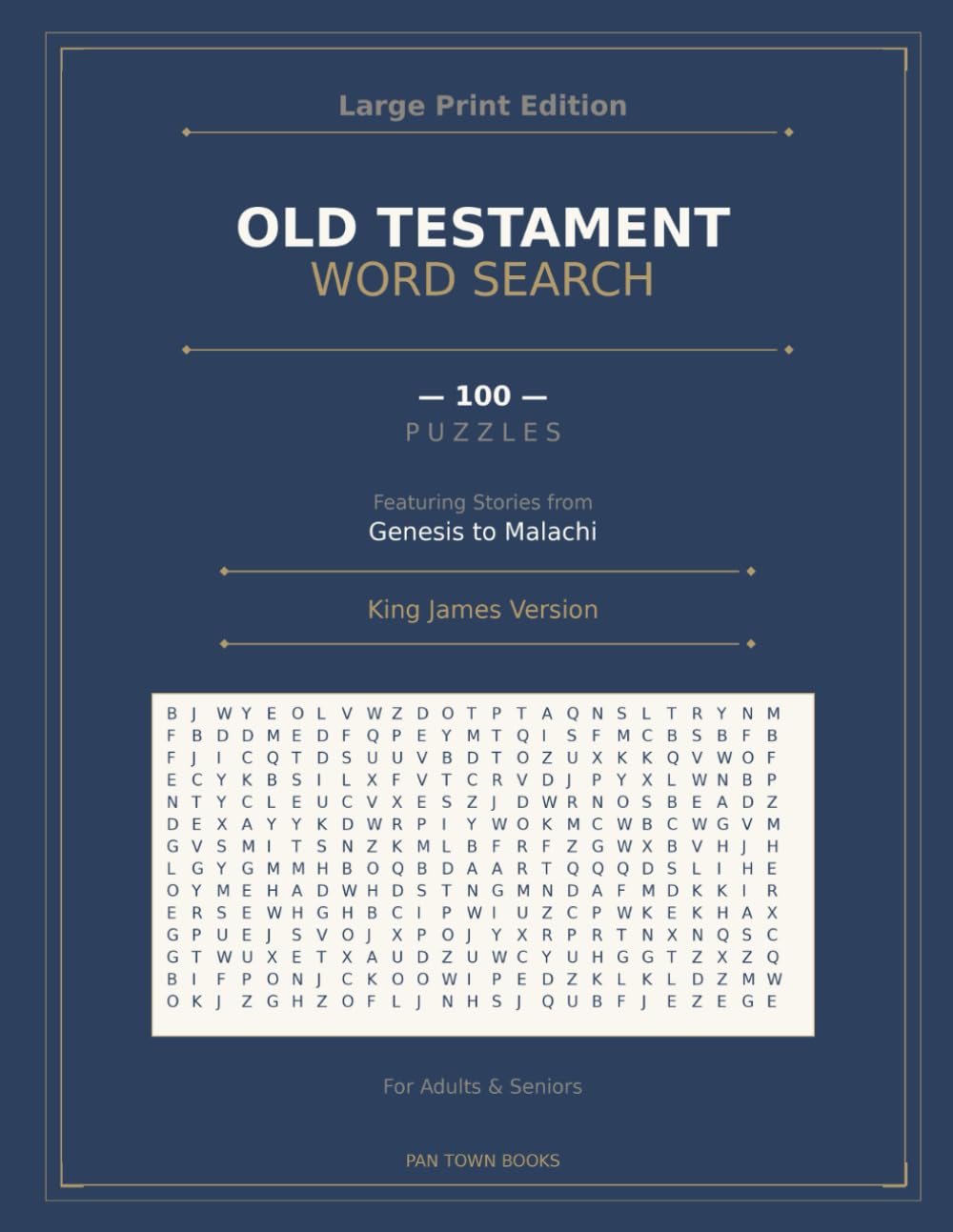 Old Testament Word Search: Large Print Edition (Bible Word Search - KJV Version)