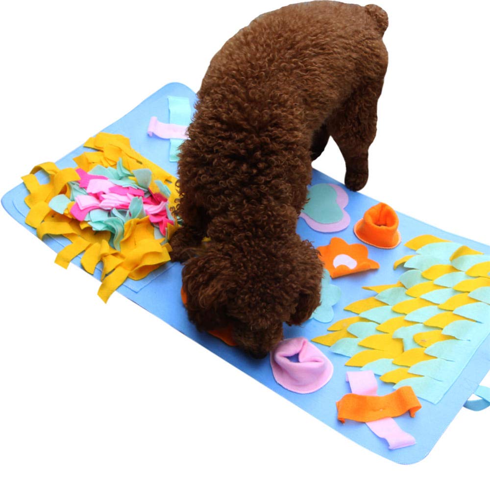 Trainingspads Für Hunde Welpe Nosework Fleece Pads Puzzle Pet Dog Snuffle Mat Waschbare Matte Trainingsdecke Fütterungsmatten Für Hunde Pet Toy 2St
