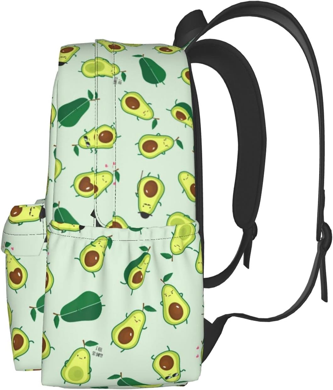 KiuLoam 17 inch Backpack Different Cute Avocados Laptop Backpack Shoulder Bag School Bookbag Casual Daypack - Image 2