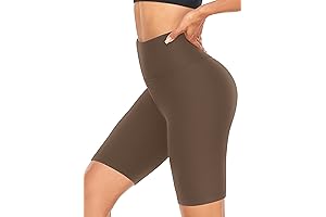 Womens Clothing Under 5 Dollars: FULLSOFT 8" High Waisted Biker Shorts