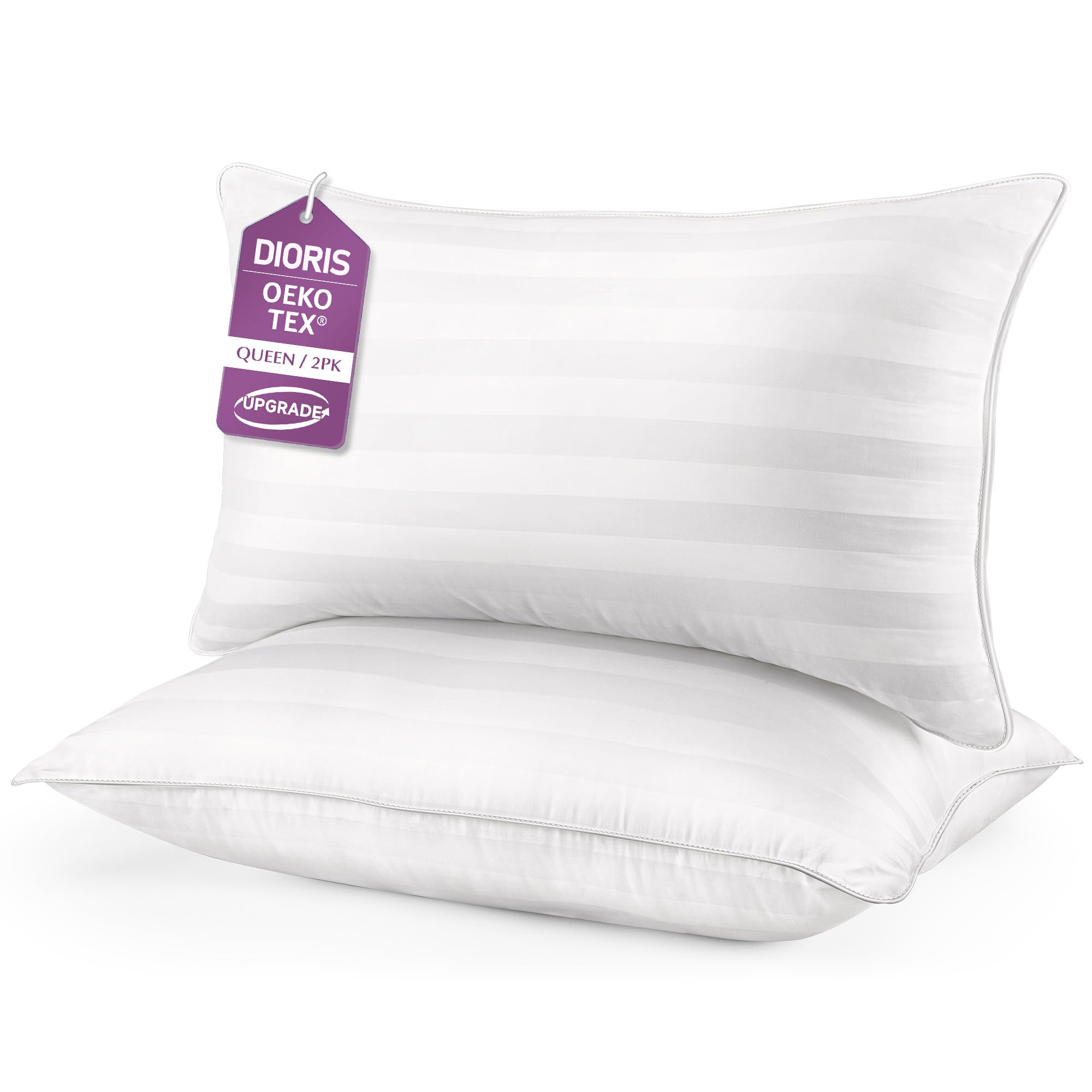 DIORIS Luxury Queen Pillows Set of 2