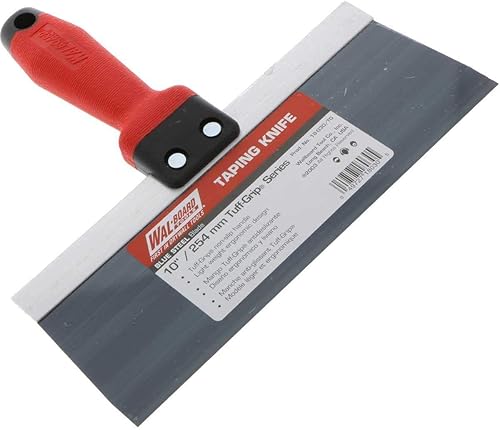 Miniatura 4 de Wal-Board - Juego de 3 cuchillos de cinta de acero azul para paneles de yeso de 8 a 10 a 12 pulgadas, agarre suave