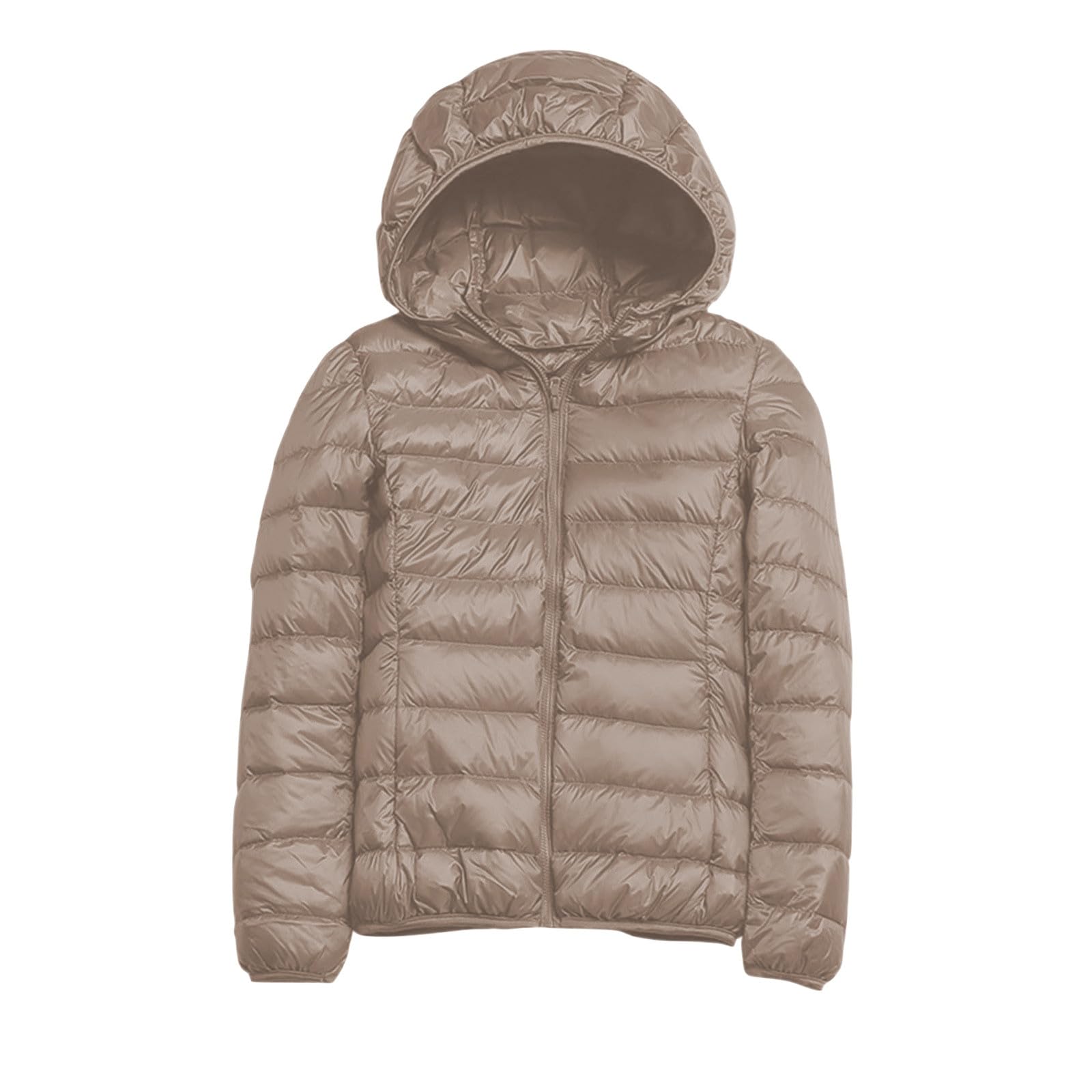 Generisch 2026 Chaqueta corta cálida ligera con chaqueta de invierno de plumón para mujer moda blanca en estilo casual diario