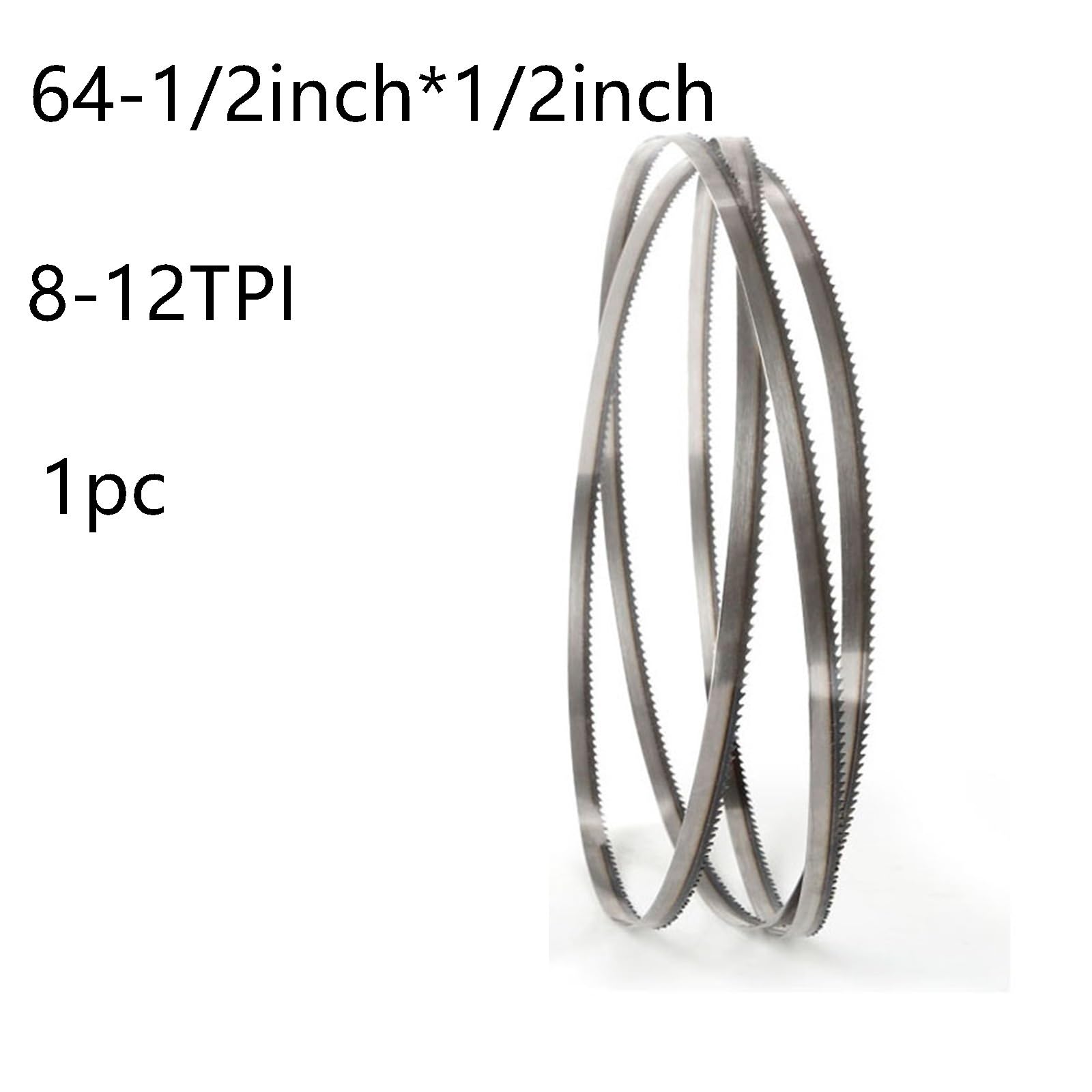 Brzeszczoty taśmowe 64-1/2 cala, narzędzie do cięcia metalu 1/2" x 8-12 TPI, brzeszczot bimetaliczny piły taśmowej M42