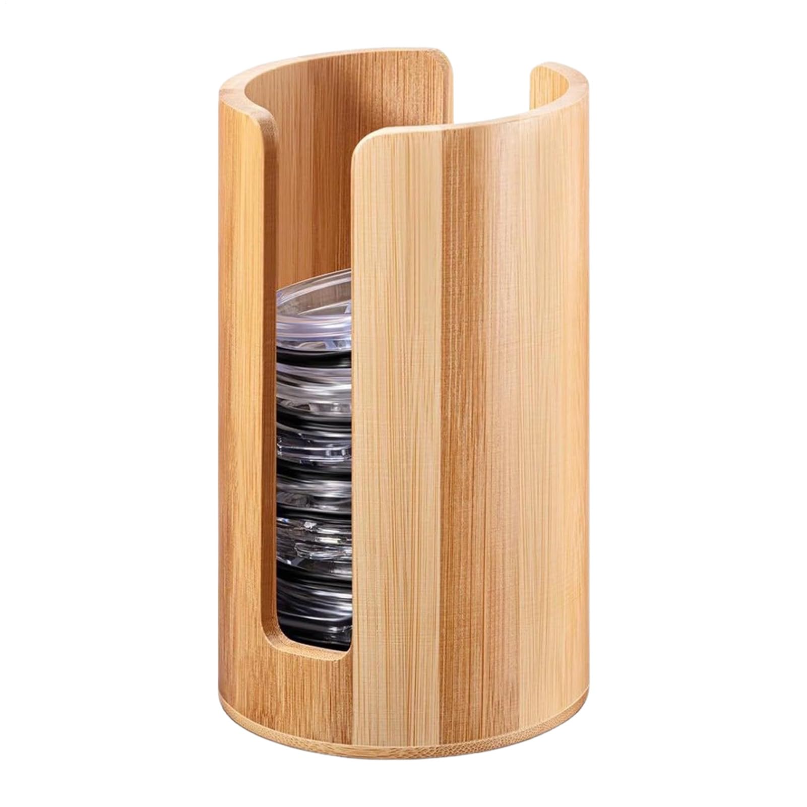 Water Bottle Lid Organizer - Water Bottle Jar Cover Display,Space-Saving Jar Lid Holder - for Tea Room Desktop Counter Home Cabinet Bar Coffee Shop Dinner Table Restaurant