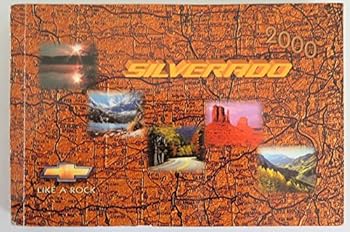 Paperback 2000 Chevrolet Silverado Owners Manual Book