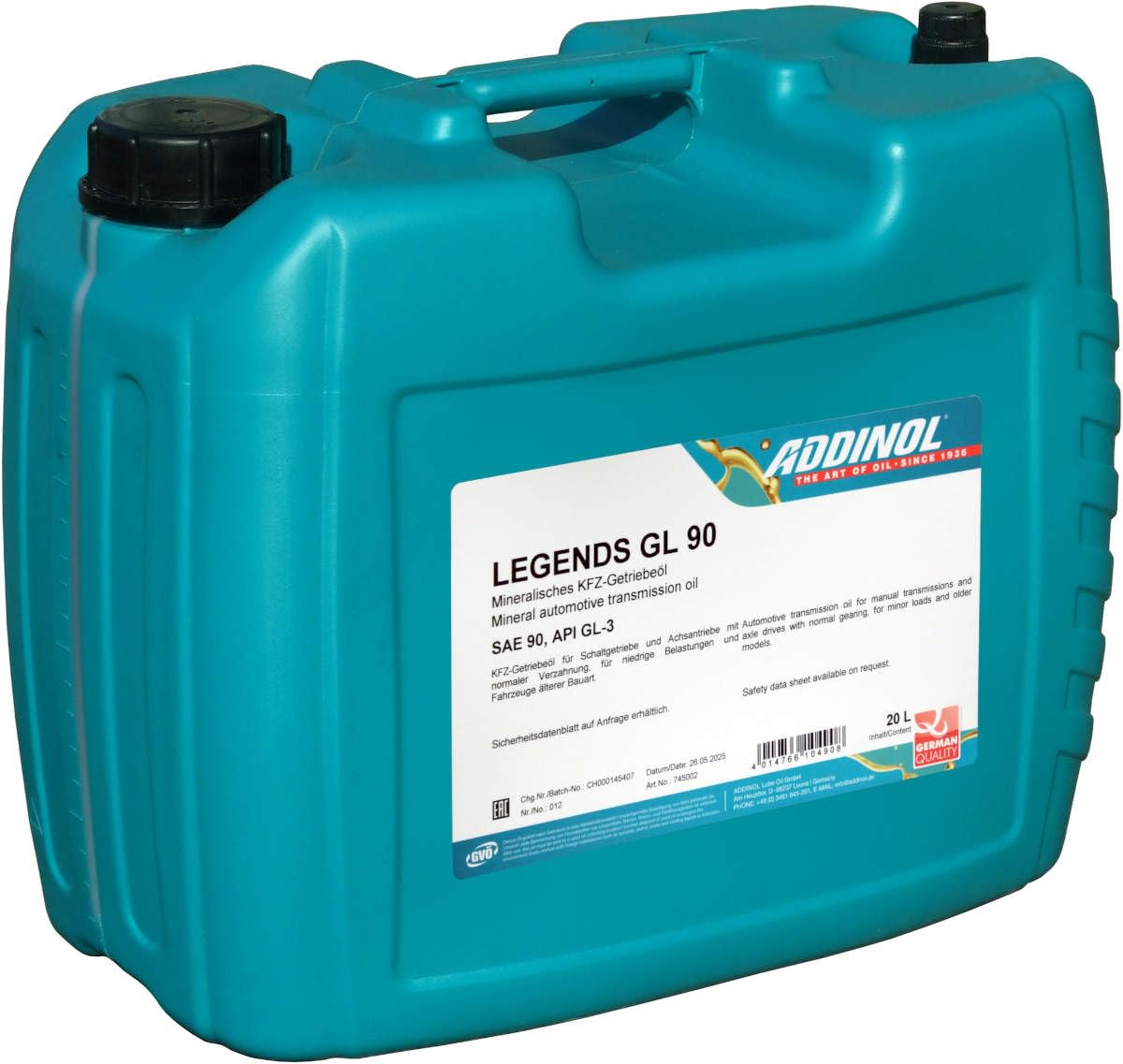 ADDINOL Legends GL90 20 Liter