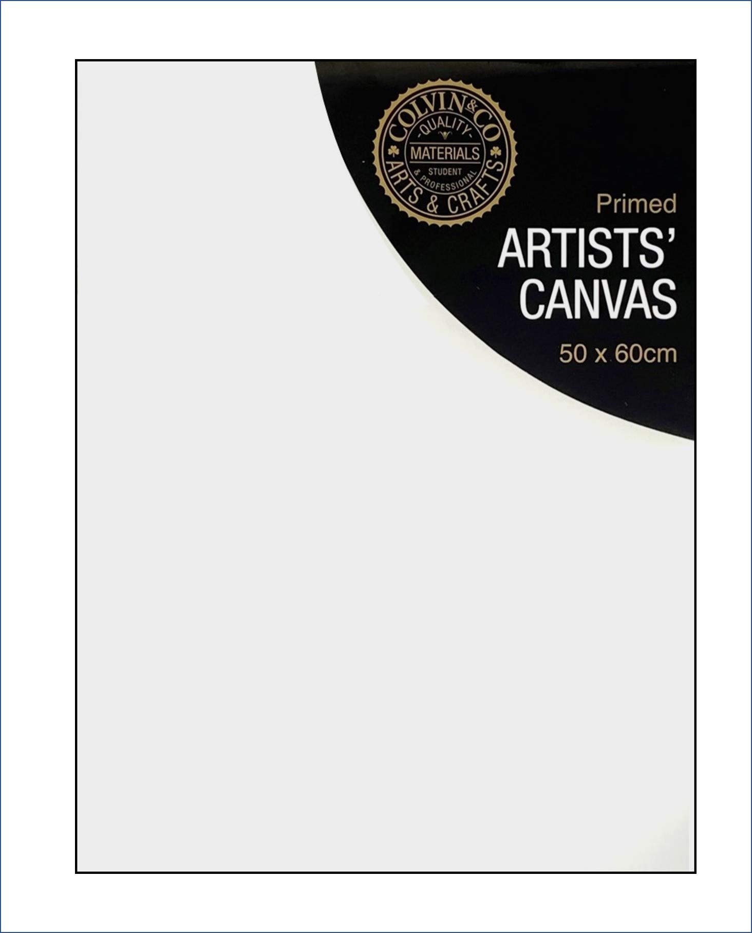 12 x Artists Blank Canvas 50 x 60 cm 20" x 24" Primed Canvases