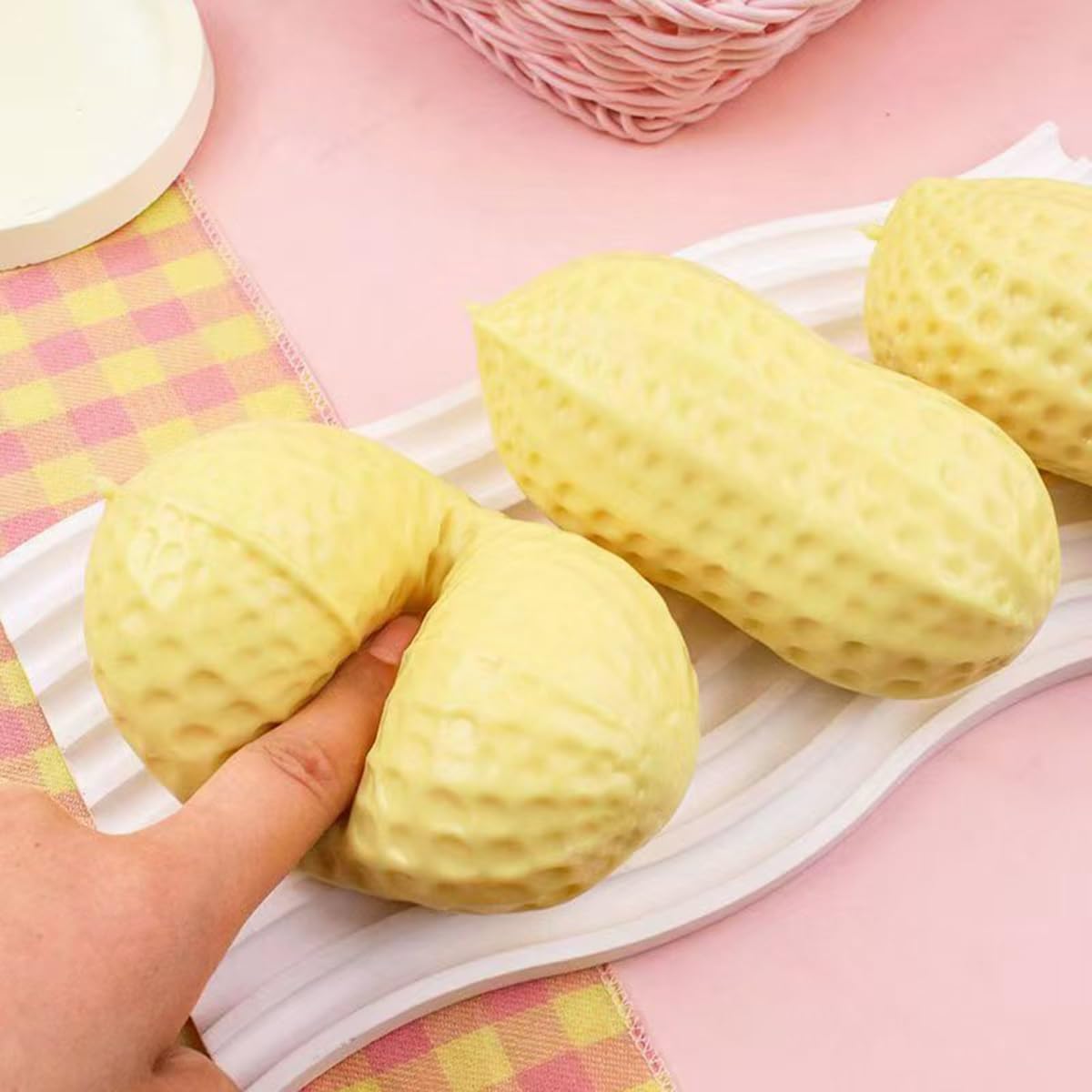 Butter Squishy,Jouets Anti-Stress en Forme de Bâtonnets Beurre,Ultra Doux et à Lent,Fidget Squeeze Toy,Beurre Squishy Stick pour Enfant et Adulte pour Bureau École Apaisement