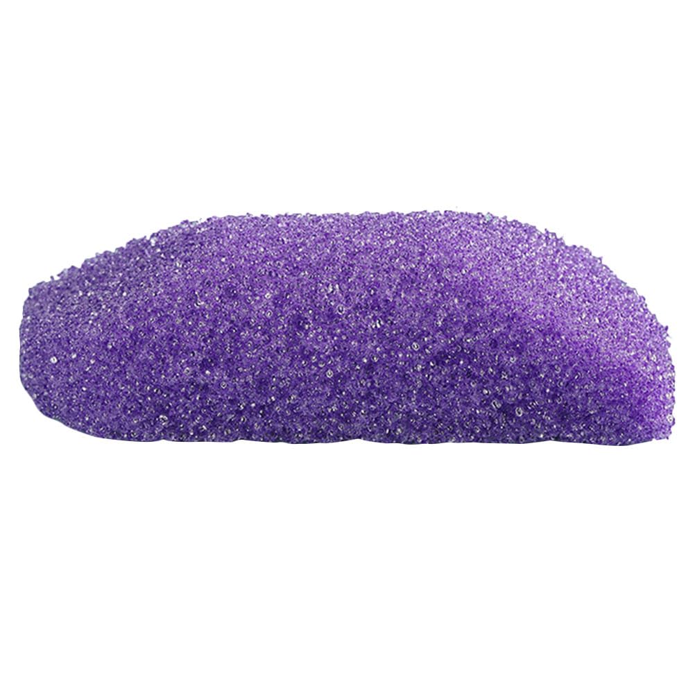 LOGOFUN Pumice Stone for Feet Scrubber Dead Skin Purple Pumice Sponge Disposable Foot Pumice Foot Callus Remover Pedicure Tools for Home Use - Purple