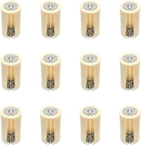 Miniatura 1 de DSLRKIT Soporte adaptador de convertidor de batería paralelo tamaño 3AA (LR6) a D (paquete de 12)