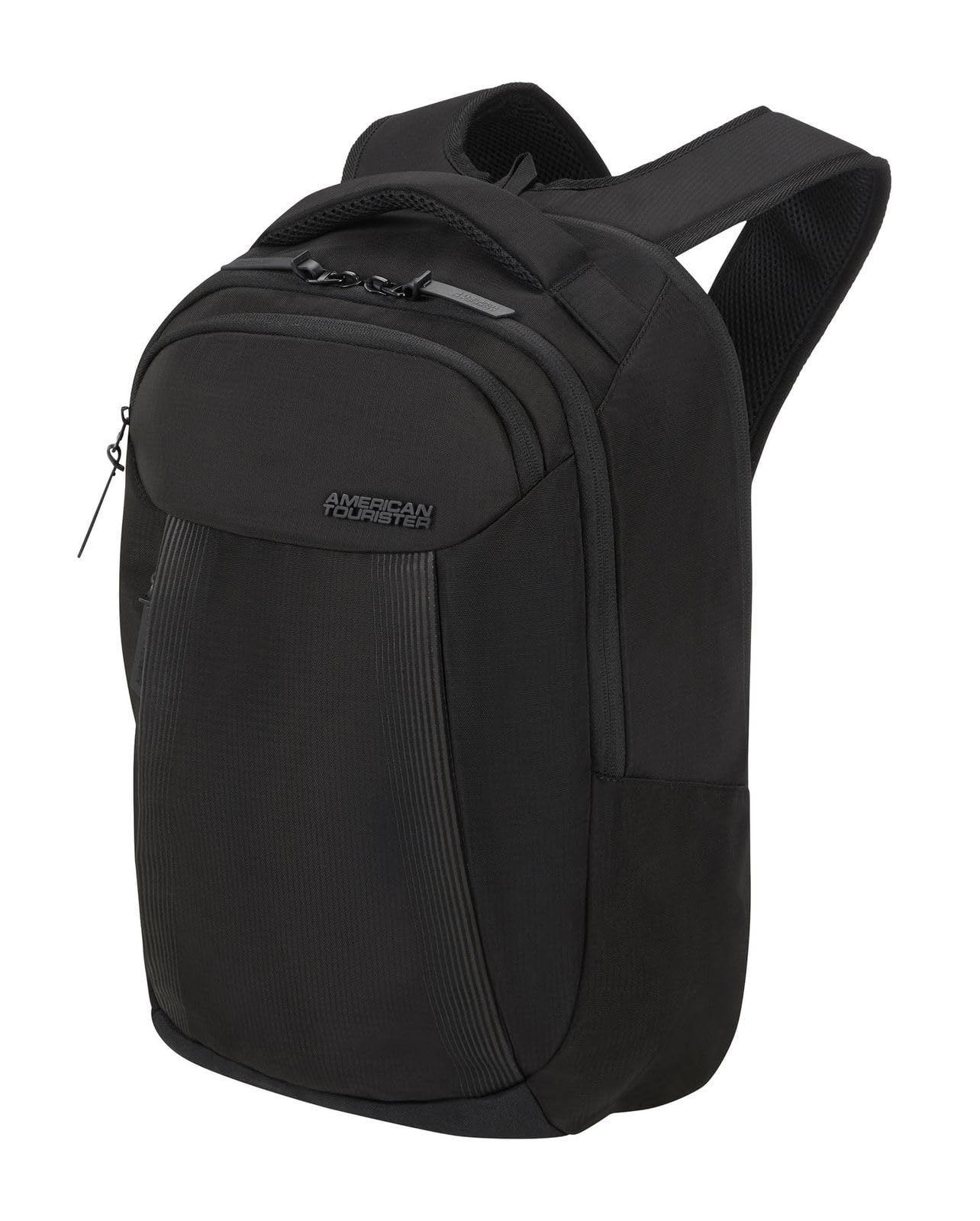 American Tourister Urban Groove UG15 - Mochila para portátil 15.6″ (45 cm) - Mochila de negocios y escolar con portabotellas, ergonómica, Smart Sleeve - 21L - Negro (Black)