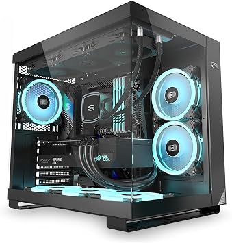 CPS C3T500-ARGB-BK High Transmittance Glass Pillarless PC Case