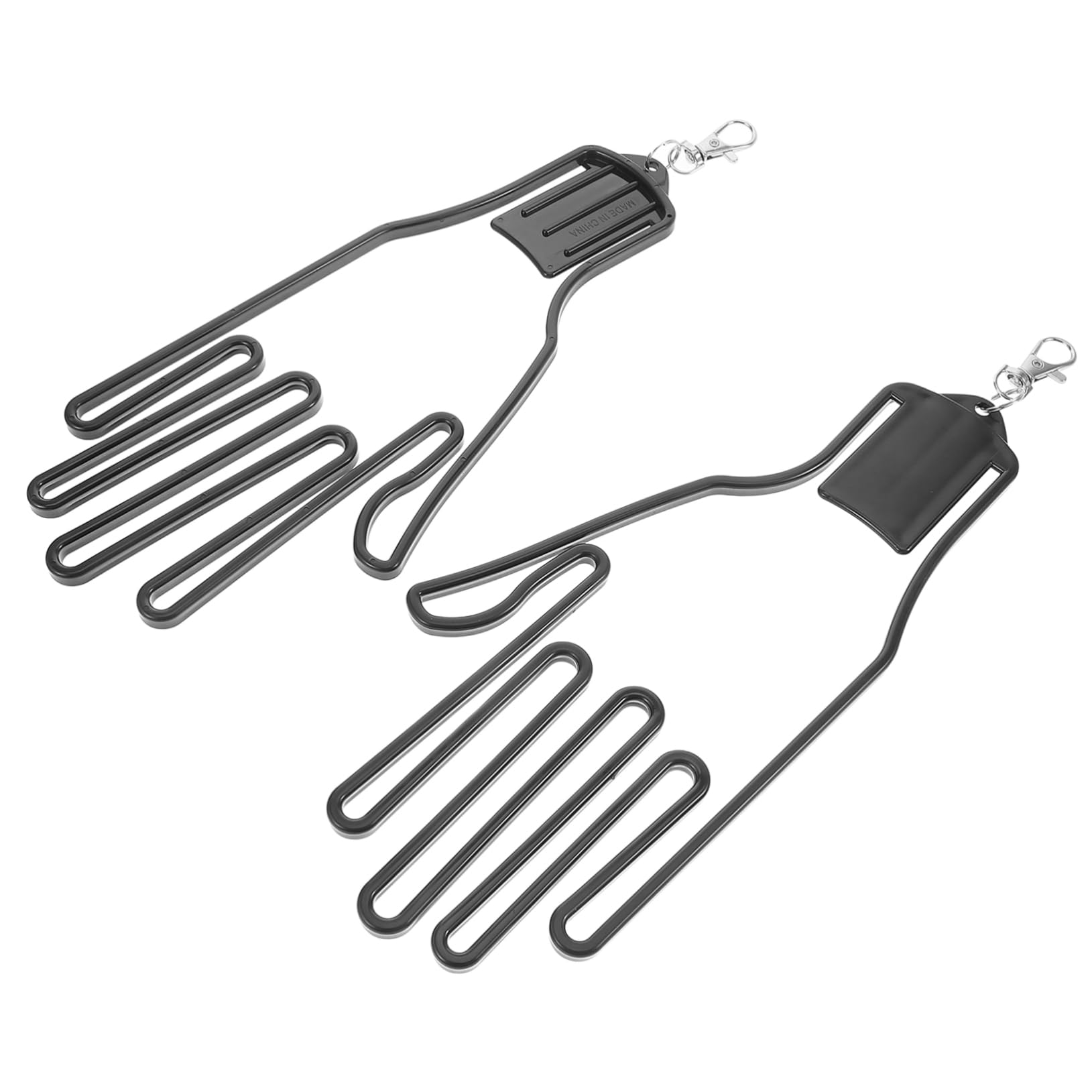 YARNOW Soporte para Guantes De Golf Golfs Colgador De Guantes De Golf Estante Apoya Colgante Pararse Deportes Práctico Titulares Júnior Portátil Black El Plastico