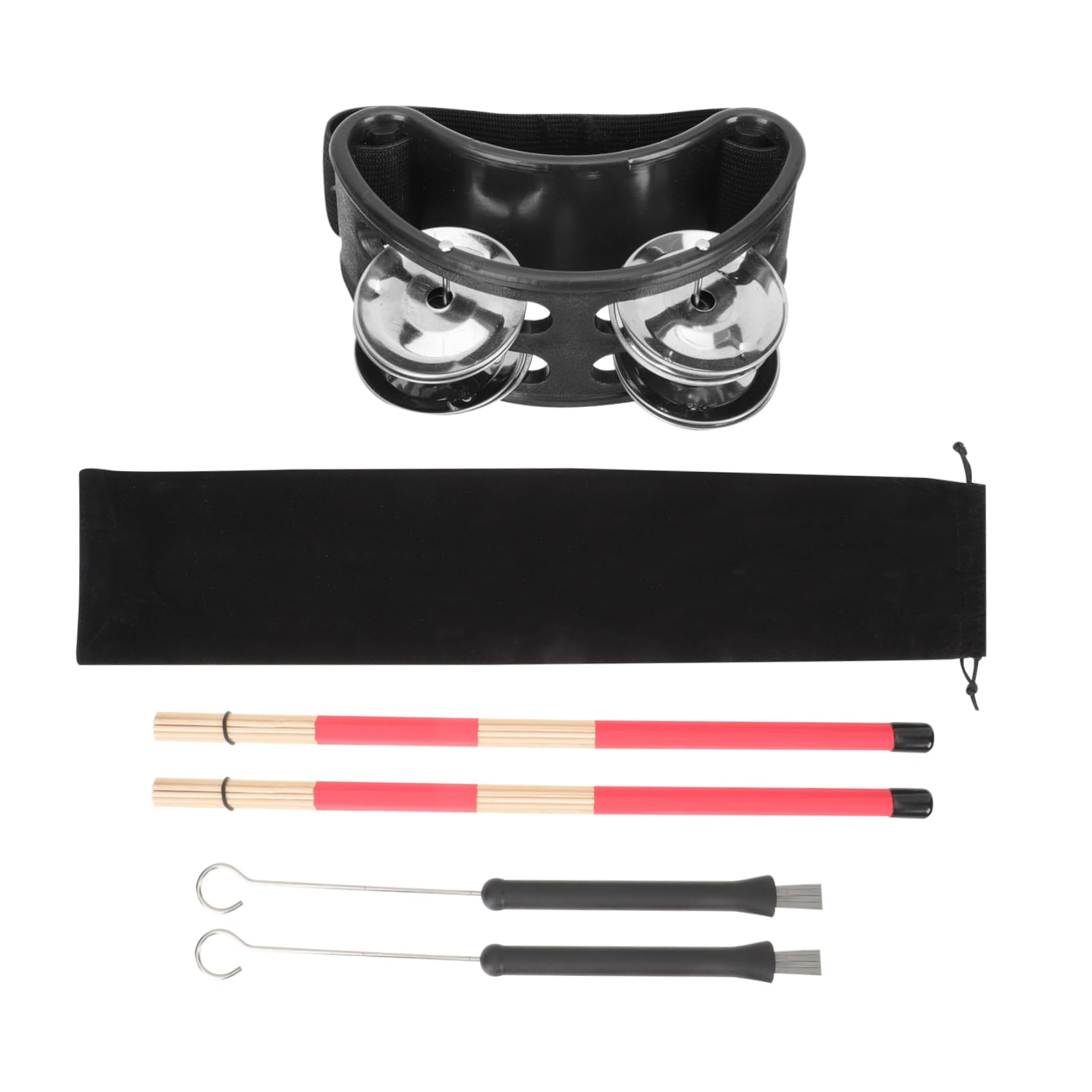 COSMEVIVI Musical Drum Supplies Drum Brush Kit Drum Brush Sticks Set Drum Accessories Drum Kit Parts for Drummers