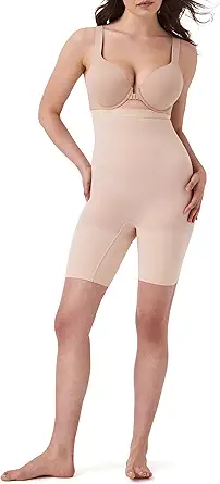 SPANXsculpt Seamless Power High-Waisted Mid-Thigh Short - Lightweight, All-Day Comfort - Core Control Shapewear