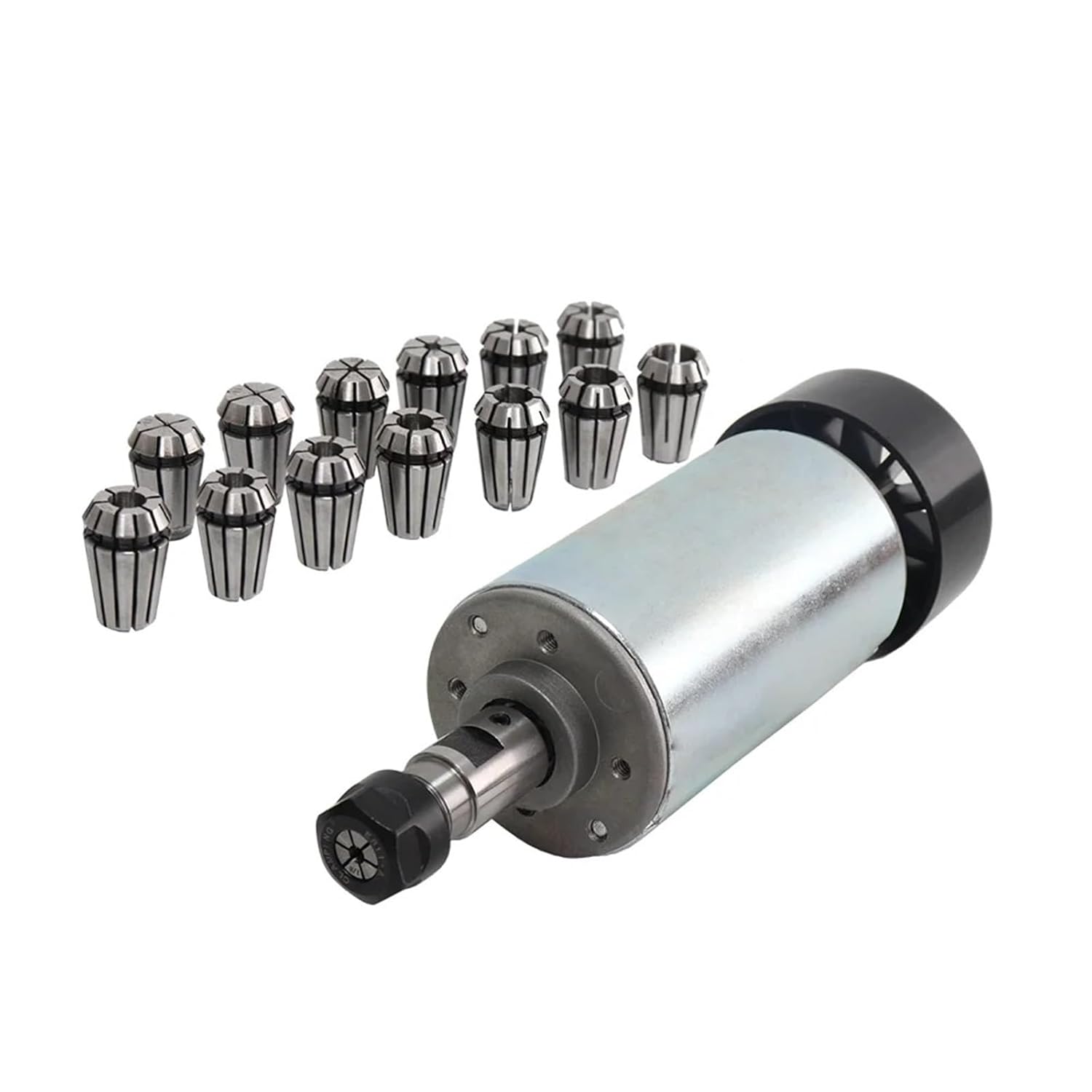 300w dc Spindle Motor + 52 mm clamp (Send Four Screws) + Power Governor + 13 PCS ER11 Collet for Engraving Machine