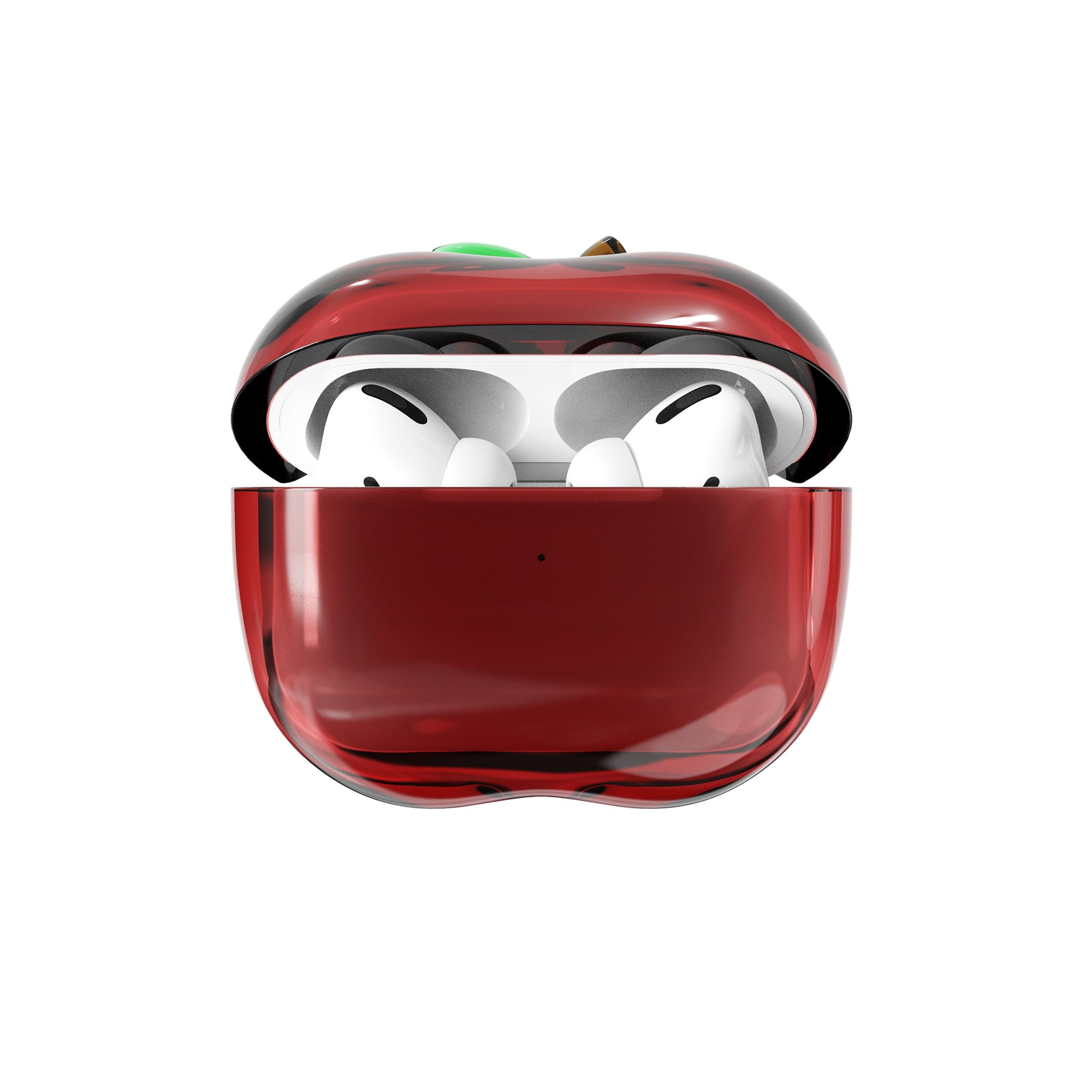 .AirPods Pro2 りんご Amazon | AirPods Pro2/Pro 用 ケース 林檎 アップル 型 クリア 立体