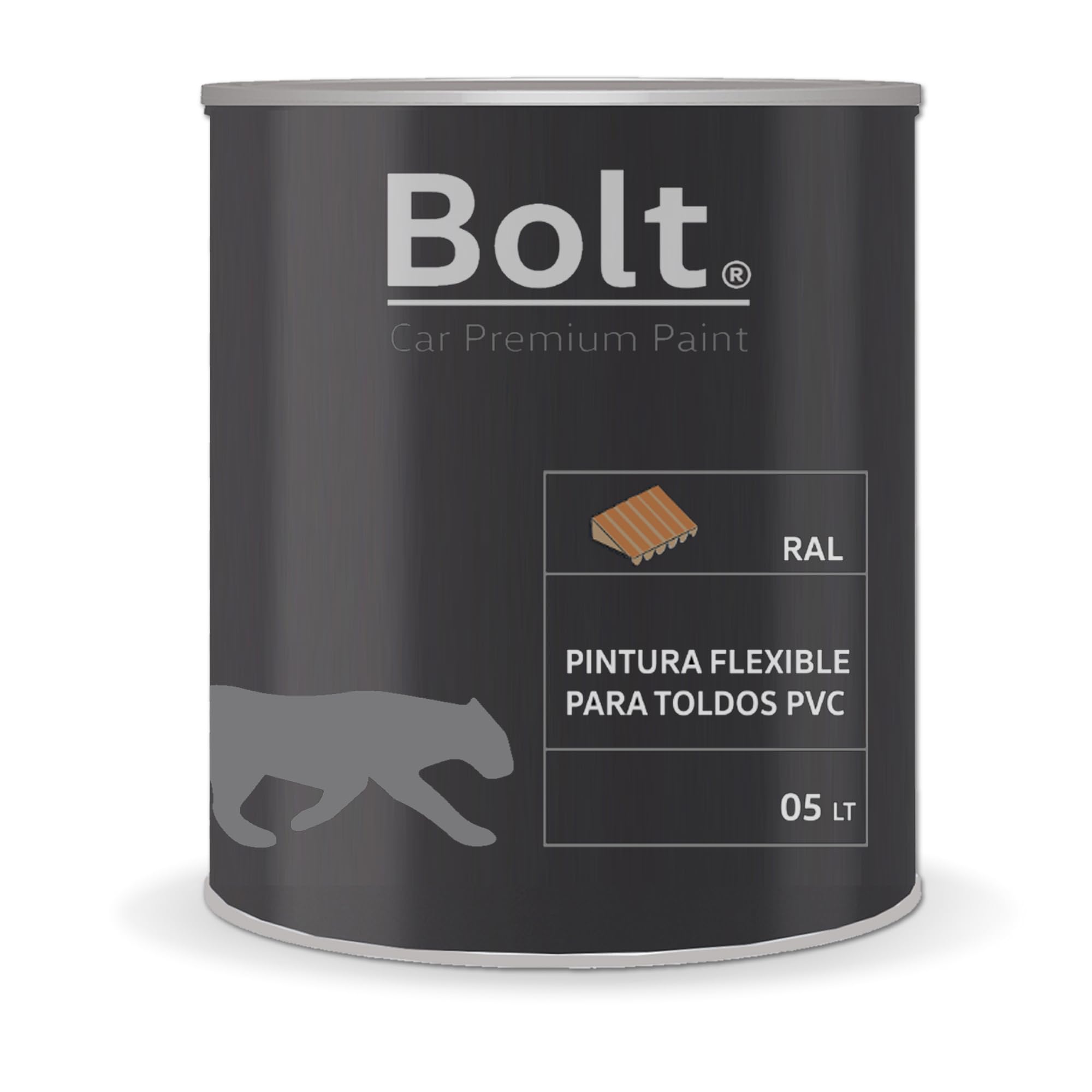 Bolt Spray Premium Paint Pintura Flexible Para Toldos PVC Carta Ral 5 Lt (RAL 1001 Beige)