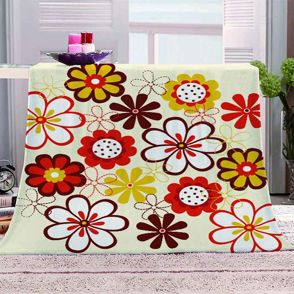 Couverture polaire anti-froid en flanelle douce pour literie toutes saisons
