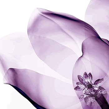 Amazon.co.jp: 絵画「紫色のチューリップ」インテリア 絵 花