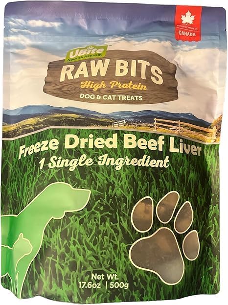 Freeze-Dried Beef Liver Dog + Cat Treats, 17 oz. (Pack of 1)