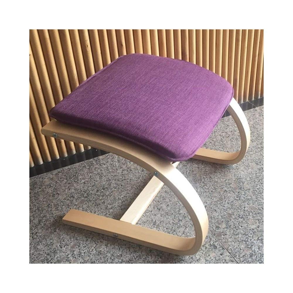 Tabouret simple en bois massif pour changer ses chaussures facilement