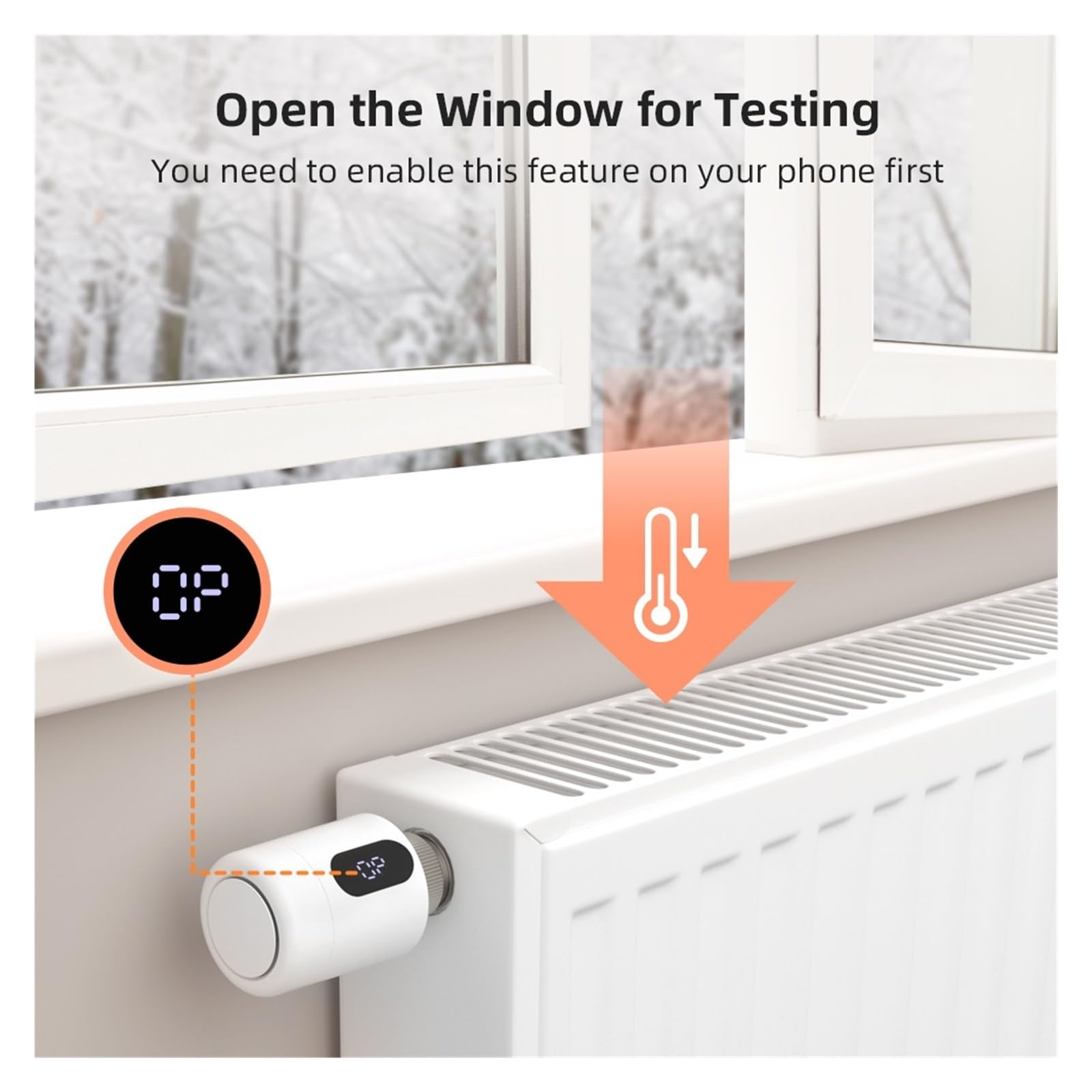 Zawór Termostatyczny TUYA Zigbee, Inteligentny TRV, Sterowanie Temperaturą Dla Alexa Google Home OszczęDza Energię I Koszty Ogrzewania(2PCS)