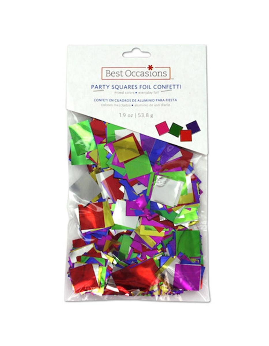Kole Import Foil Confetti in Squares