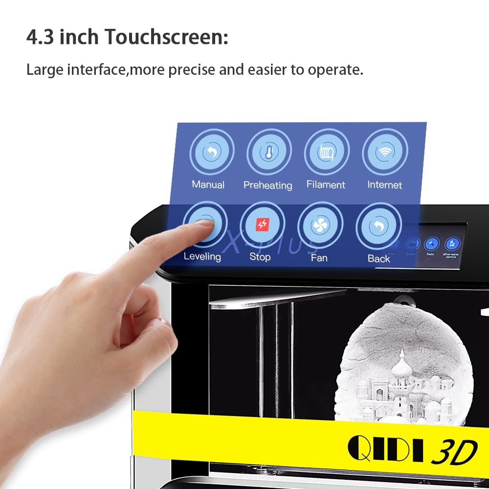 R QIDI TECHNOLOGY 3D Printer, Large Size XPlus Intelligent Industrial