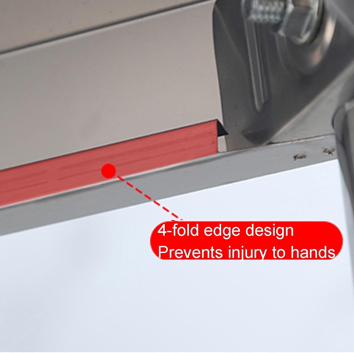 3-Layer Thickened Stainless Steel Workbench Kitchen Countertop with Brushed Stainless Steel Superficial Adjustable Leg Height Multiple