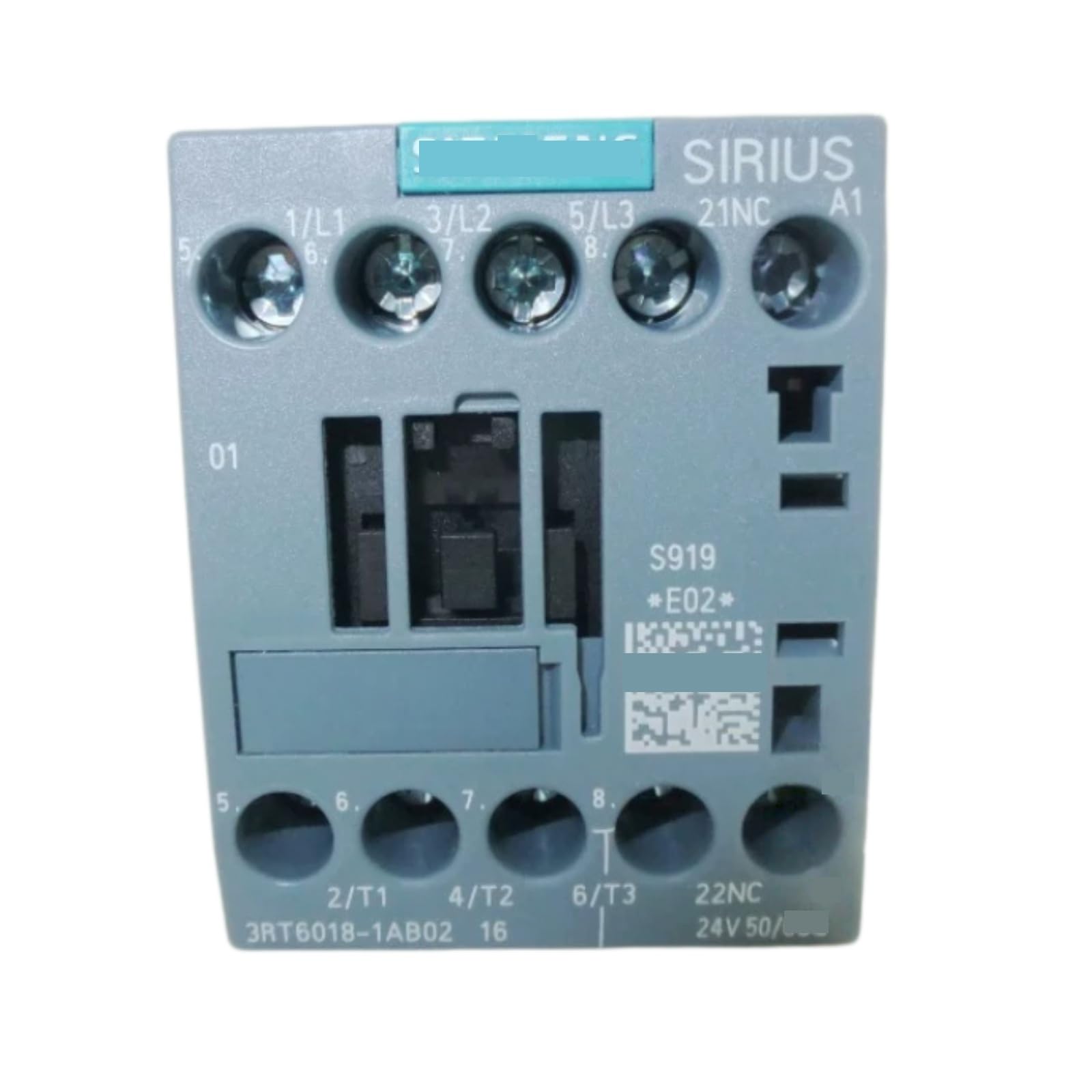 JHSLJCQS Contactors 3RT6018-1AB02 3RT60181AB02, 16A 24V 1NC DIN Rail Mount Contactor
