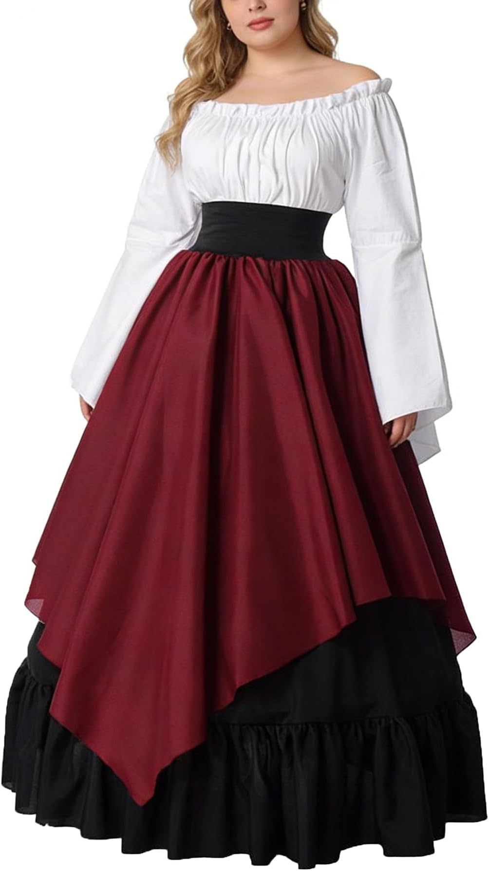 Women Bpurb Shirt and skirt with petticoat (pack of 3)