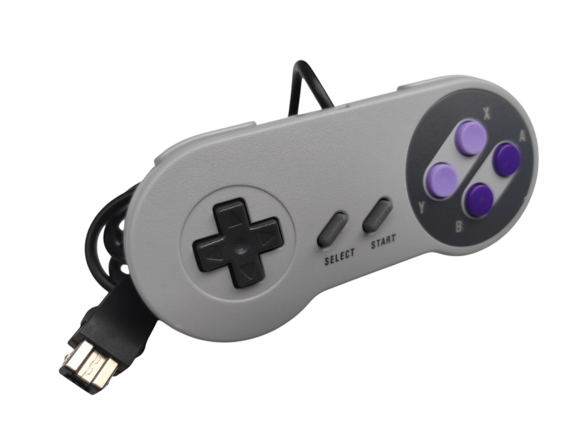 Link-e : 2 X Manette de Jeu Compatible avec la Console Super Nintendo Snes Mini Classic Edition