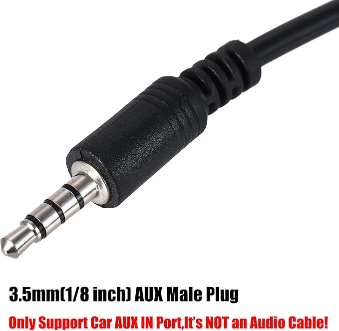 Adaptador Otg Cable 3.5mm Macho A Usb 2.0 Hembra Para Auto miniatura 4