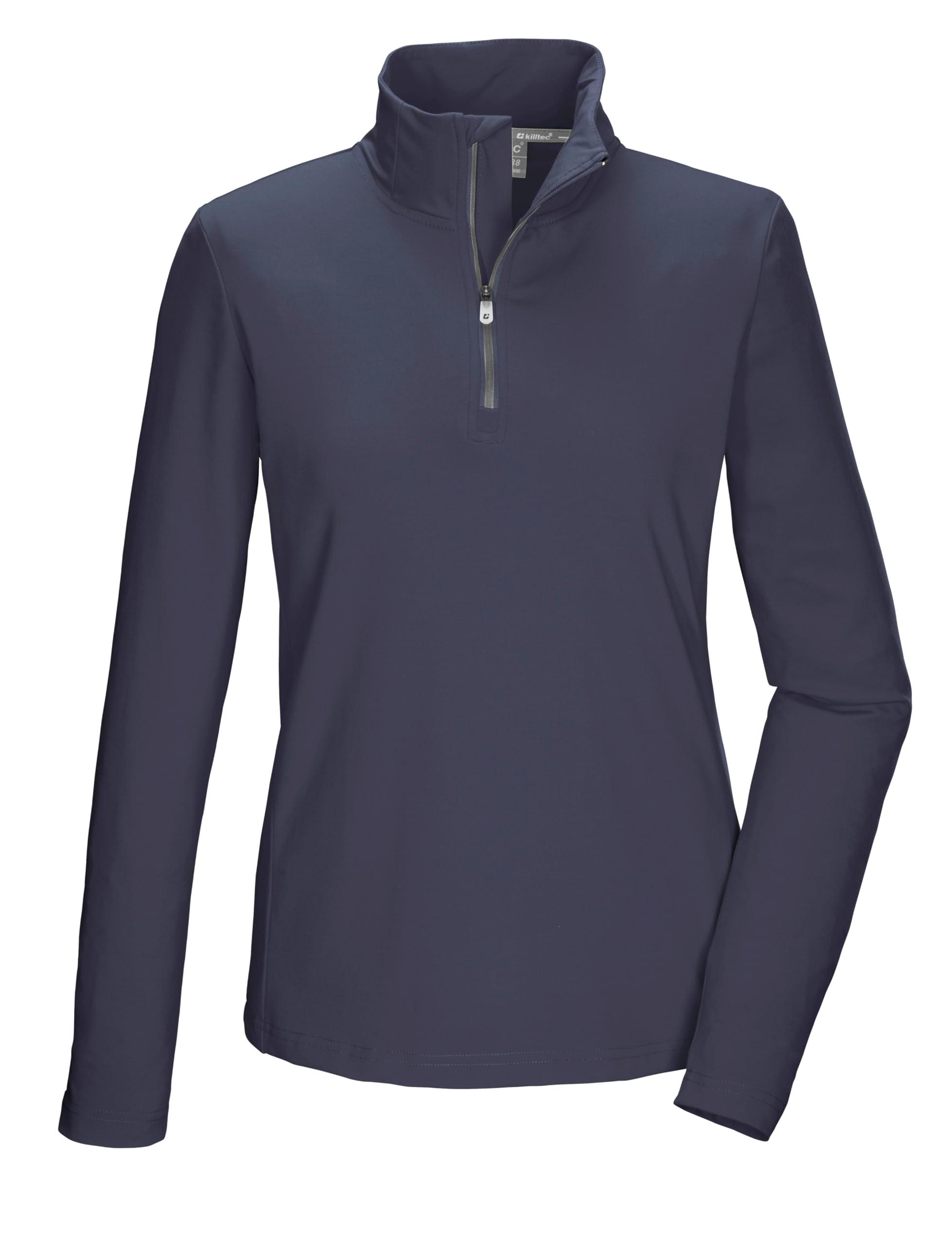 Killtec Damen Funktionsshirt/Fleeceshirt mit Stehkragen und Reißverschluss
