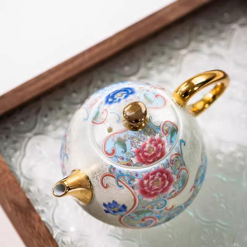 Zestaw filiżanek do espresso, kubki kawy, herbata, garnek kreatywny ręcznie malowany kwiatowy biały porcelanowy czajniczek użytku domowego 1 dwie filiżanki Kung Fu zaparzacza