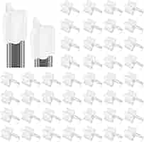 Juexica 100 Pcs Safe T Post Cap T Post Vinyl Safety Cap T