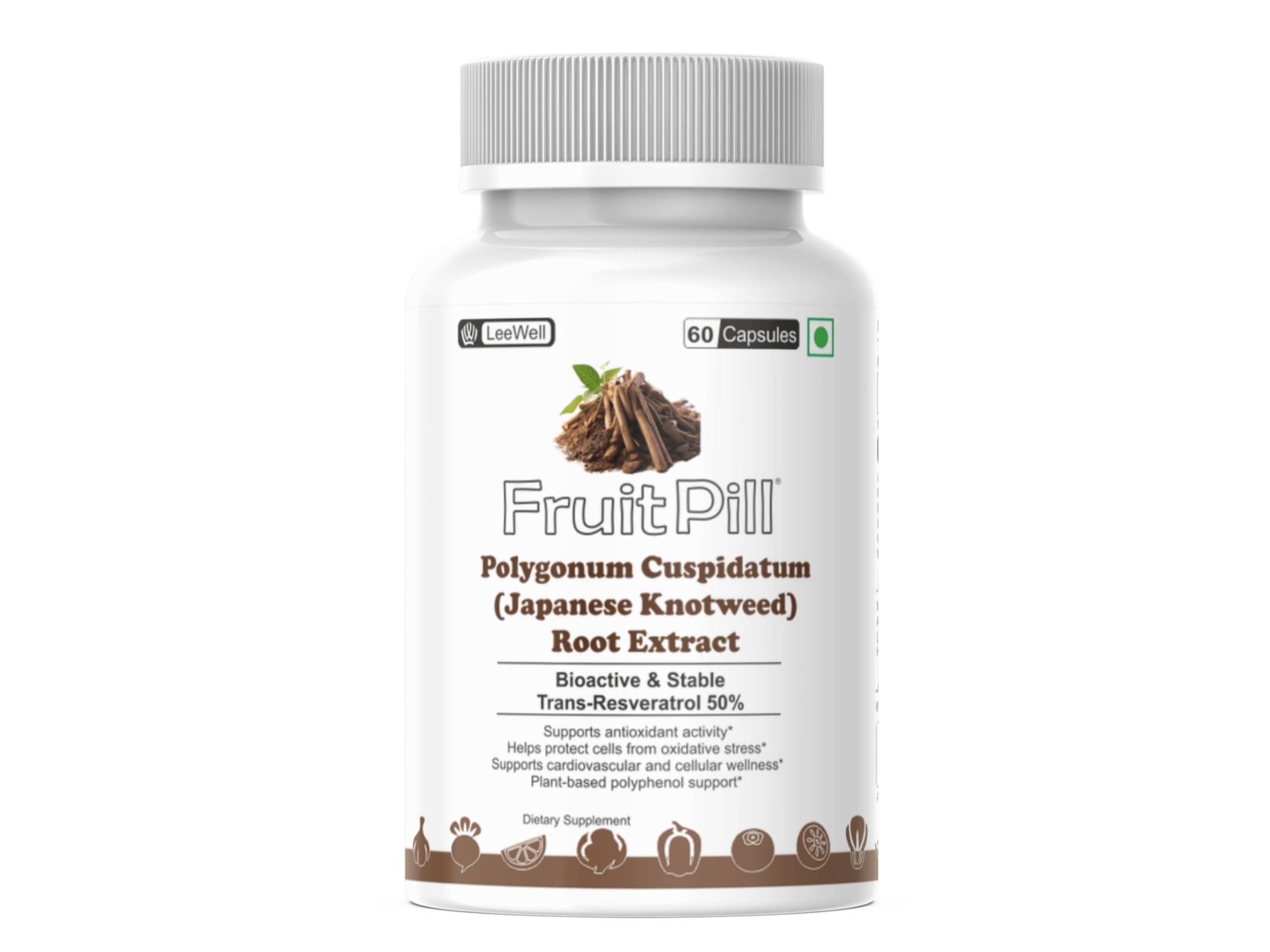 Polygonum Cuspidatum Japanese Knotweed Root Extract, 50% Trans-Resveratrol 500mg, 60 Capsules-picture-12
