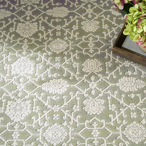 Tapete área Nourison Home Grace Sage 160x221 cm miniatura 4