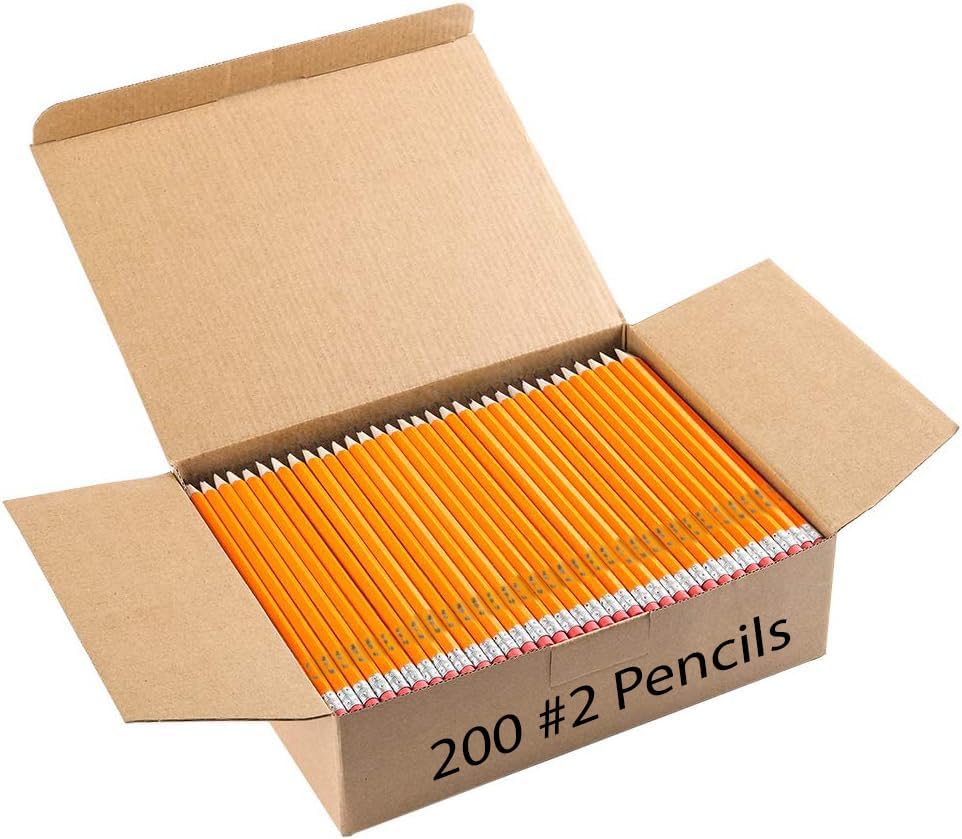 Trail maker 200 Count Unsharpened Wood Cased 2 Yellow