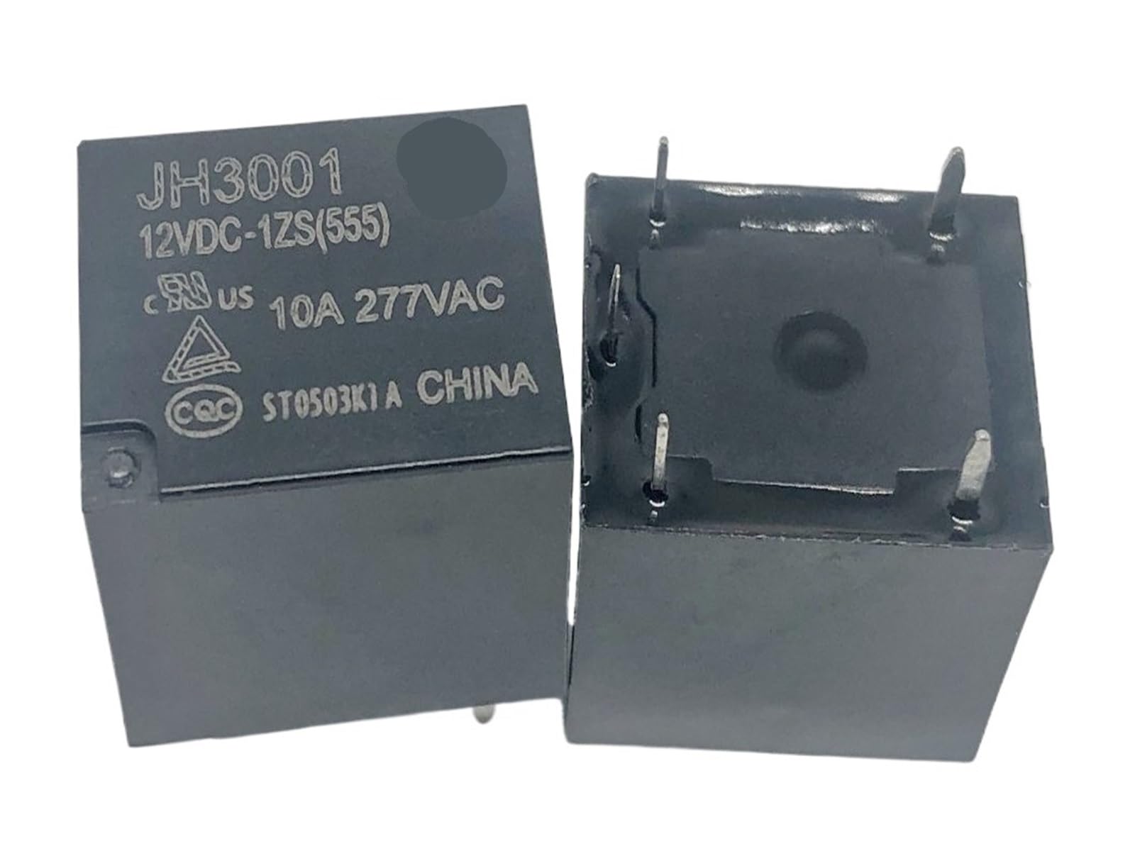 YZWRWRMKTB 1pc JH3001 12VDC-1ZS(555) (T73C-10A) Relay 5pins