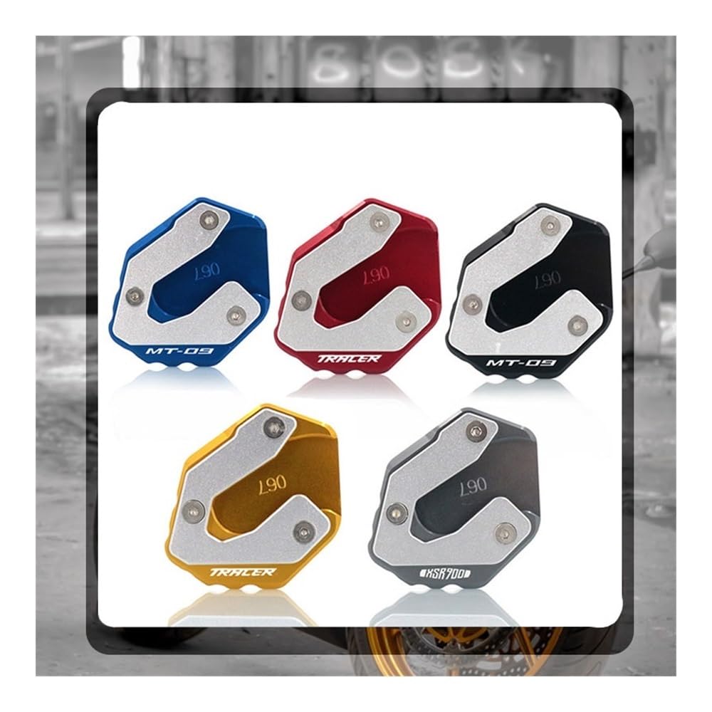 Side Stand Enlarge Plate Kickstand Extension Pad For Yamaha MT-09 MT09 2013-2023